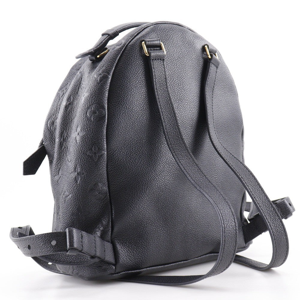 Louis Vuitton Sorbonne Backpack Monogram Empreinte Leather Black Leather Backpack Bag (Authentic Pre-Loved)