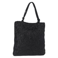 Prada Vintage Tote Nylon Black Nylon Tote Bag Bag (Authentic Pre-Loved)