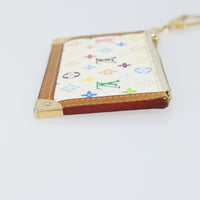 Louis Vuitton Pochette Clés Nm Monogram Multicolor Canvas White Canvas Wallets Accessory (Authentic Pre-Loved)