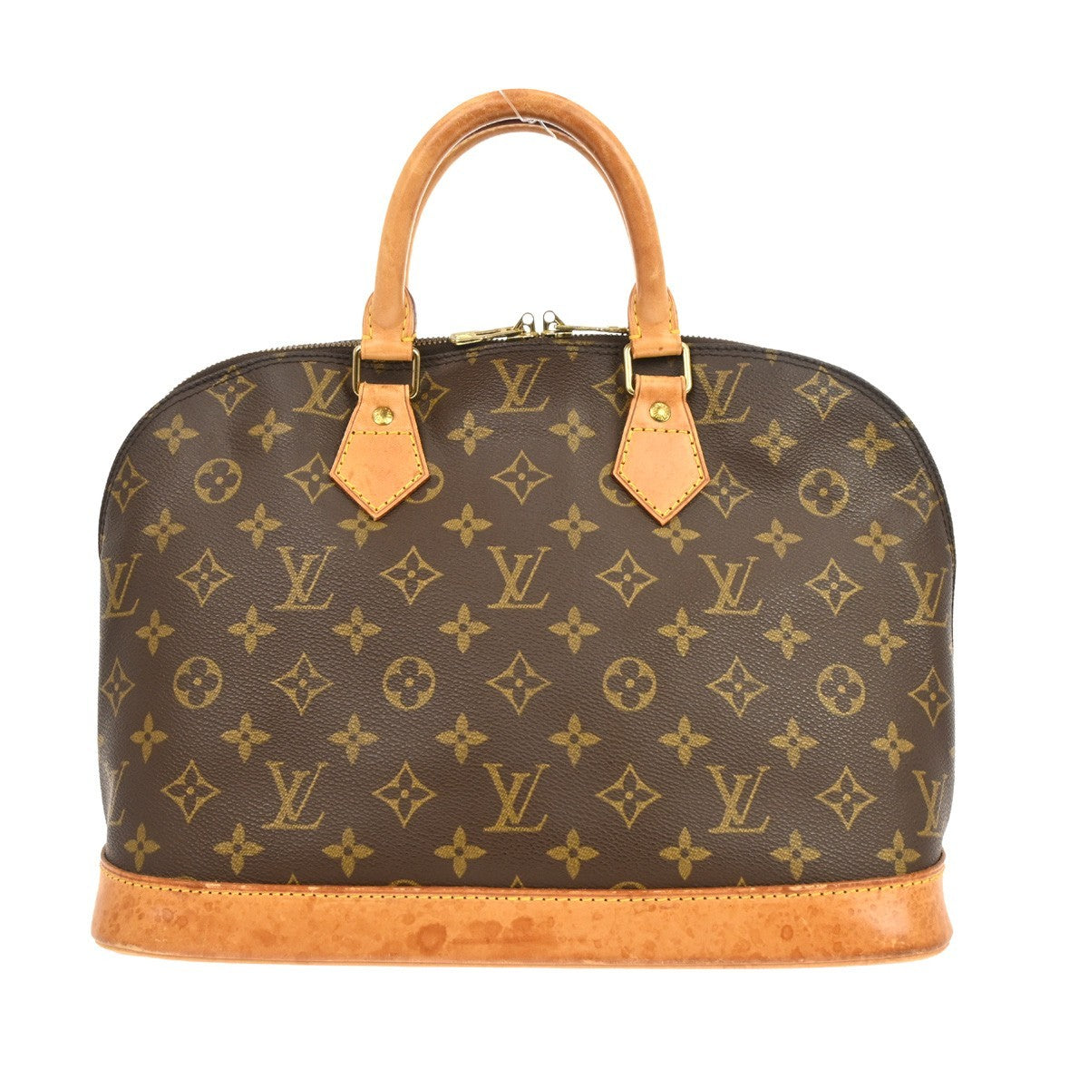 Louis Vuitton Alma Handbag Monogram Canvas Brown Canvas Handbag (Pre-Loved)