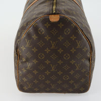Louis Vuitton Keepall Bag Monogram Canvas Brown Canvas Travel Bag Bag (Authentic Pre-Loved)