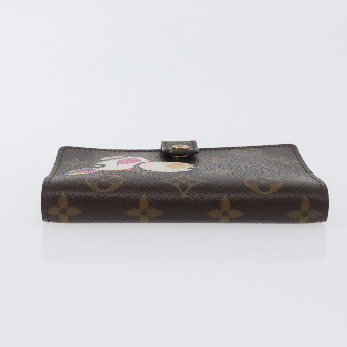 Louis Vuitton Agenda Cover Monogram Panda Brown Canvas Wallets Accessory (Pre-Loved)