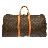 Louis Vuitton Louis Vuitton Keepall Bag Monogram Canvas Brown Canvas Travel Bag Bag (Pre-Loved)