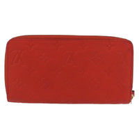 Louis Vuitton Portefeuille Zippy Monogramme Empreinte Monogramme Empreinte Orange Leather Wallets Accessory (Authentic Pre-Loved)
