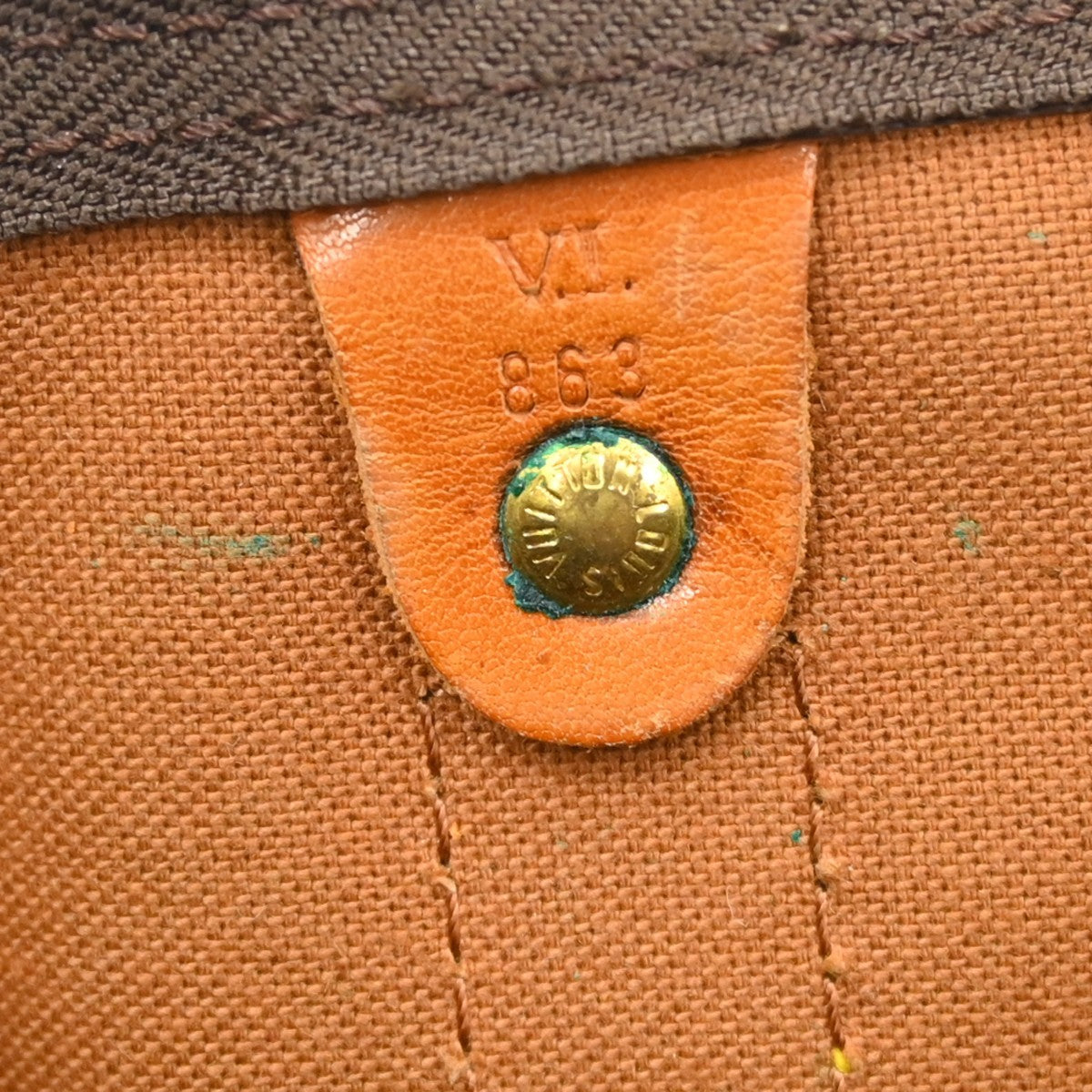 Louis Vuitton Keepall Bag Monogram Canvas Brown Canvas Travel Bag Bag (Pre-Loved)