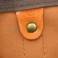 Louis Vuitton Keepall Bag Monogram Canvas Brown Canvas Travel Bag Bag (Pre-Loved)