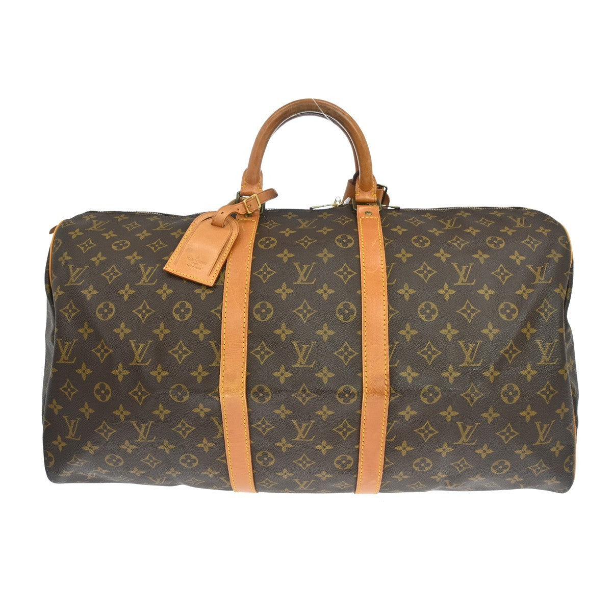 Louis Vuitton Louis Vuitton Keepall Bag Monogram Canvas Brown Canvas Travel Bag Bag (Authentic Pre-Loved)