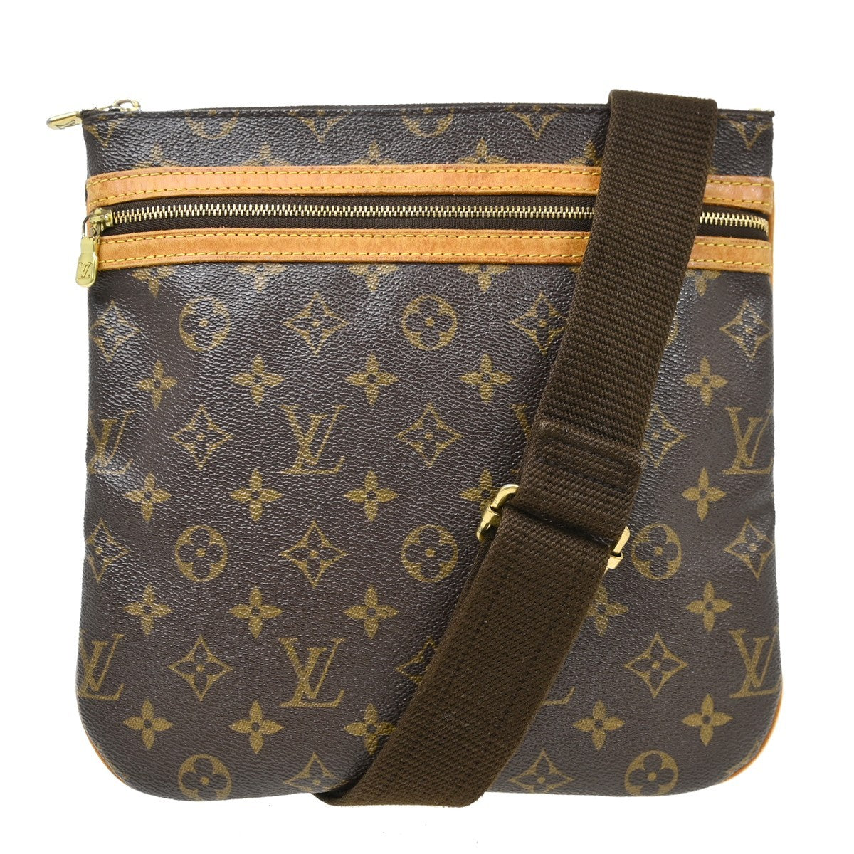 Louis Vuitton Louis Vuitton Bosphore Pochette Monogram Canvas Brown Canvas Shoulder Bag Bag (Authentic Pre-Loved)