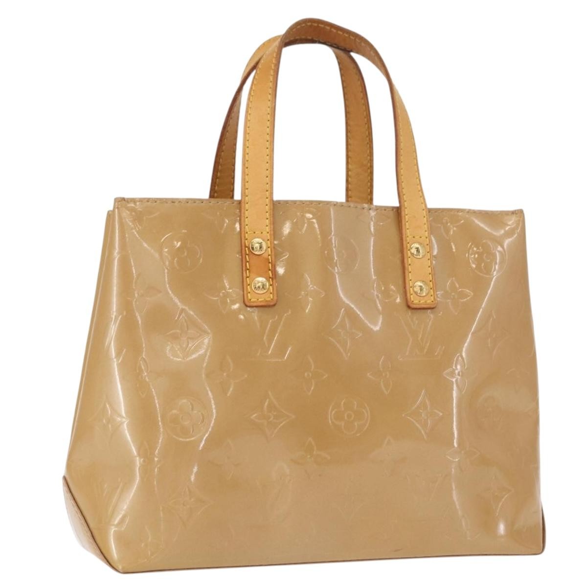 Louis Vuitton Reade Handbag Monogram Vernis Brown Patent_Leather Tote Bag Bag (Authentic Pre-Loved)