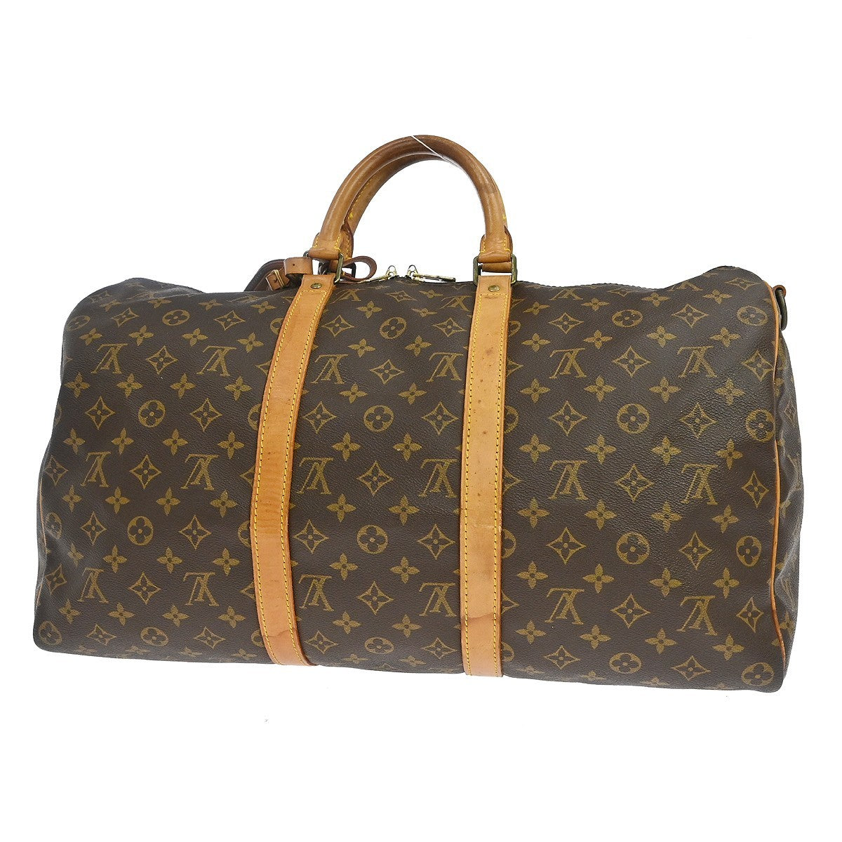 Louis Vuitton Louis Vuitton Keepall Bandouliere Bag Monogram Canvas Brown Canvas Travel Bag Bag (Authentic Pre-Loved)