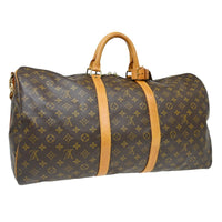 Louis Vuitton Louis Vuitton Keepall Bandouliere Bag Monogram Canvas Brown Canvas Travel Bag Bag (Pre-Loved)
