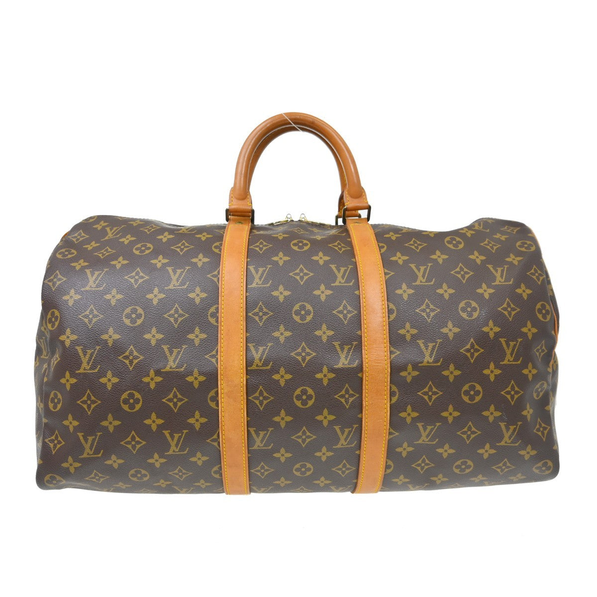 Louis Vuitton Louis Vuitton Keepall Bag Monogram Canvas Brown Canvas Travel Bag Bag (Authentic Pre-Loved)