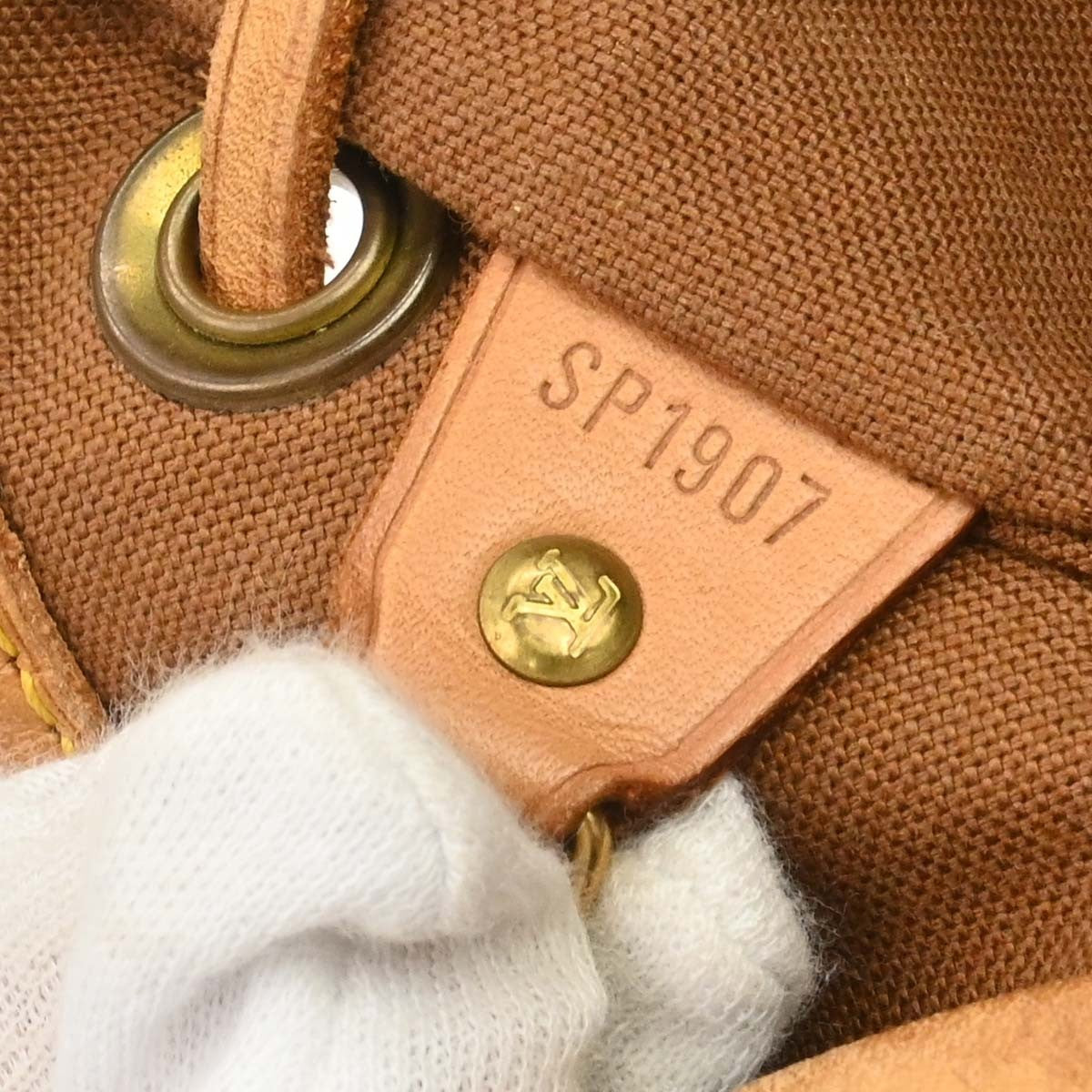 Louis Vuitton Vintage Montsouris Backpack Monogram Canvas Brown Canvas Backpack Bag (Pre-Loved)