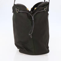 Prada Open Tote Tessuto Khaki Nylon Tote Bag Bag (Pre-Loved)