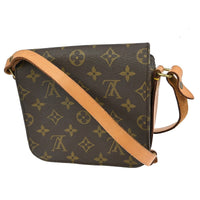 Louis Vuitton Louis Vuitton Cartouchiere Handbag Monogram Canvas Brown Canvas Shoulder Bag Bag (Authentic Pre-Loved)