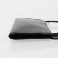 Louis Vuitton Pochette Accessoires Epi Leather Black Leather Clutche & Pouche Bag (Authentic Pre-Loved)