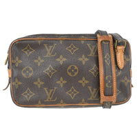 Louis Vuitton Louis Vuitton Pochette Marly Bandouliere Bag Monogram Canvas Brown Canvas Shoulder Bag Bag (Pre-Loved)