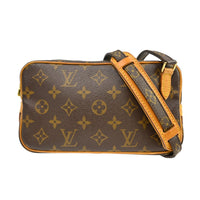 Louis Vuitton Louis Vuitton Pochette Marly Bandouliere Bag Monogram Canvas Brown Canvas Shoulder Bag Bag (Authentic Pre-Loved)