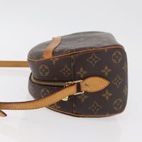 Louis Vuitton Blois Handbag Monogram Canvas Brown Canvas Shoulder Bag Bag (Authentic Pre-Loved)
