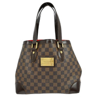 Louis Vuitton Louis Vuitton Hampstead Handbag Damier Brown Canvas Tote Bag Bag (Authentic Pre-Loved)