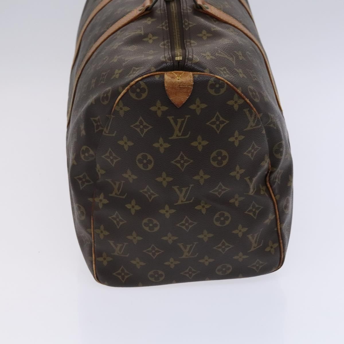 Louis Vuitton Keepall Bag Monogram Canvas Brown Canvas Travel Bag Bag (Authentic Pre-Loved)