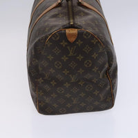 Louis Vuitton Keepall Bag Monogram Canvas Brown Canvas Travel Bag Bag (Authentic Pre-Loved)