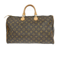Louis Vuitton Louis Vuitton Speedy Handbag Monogram Canvas Brown Canvas Handbag (Pre-Loved)