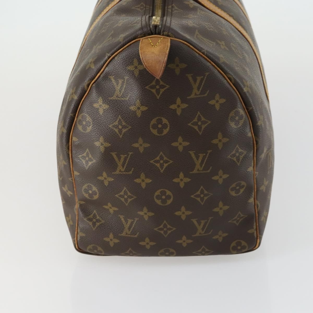 Louis Vuitton Keepall Bag Monogram Canvas Brown Canvas Travel Bag Bag (Authentic Pre-Loved)