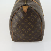 Louis Vuitton Keepall Bag Monogram Canvas Brown Canvas Travel Bag Bag (Authentic Pre-Loved)