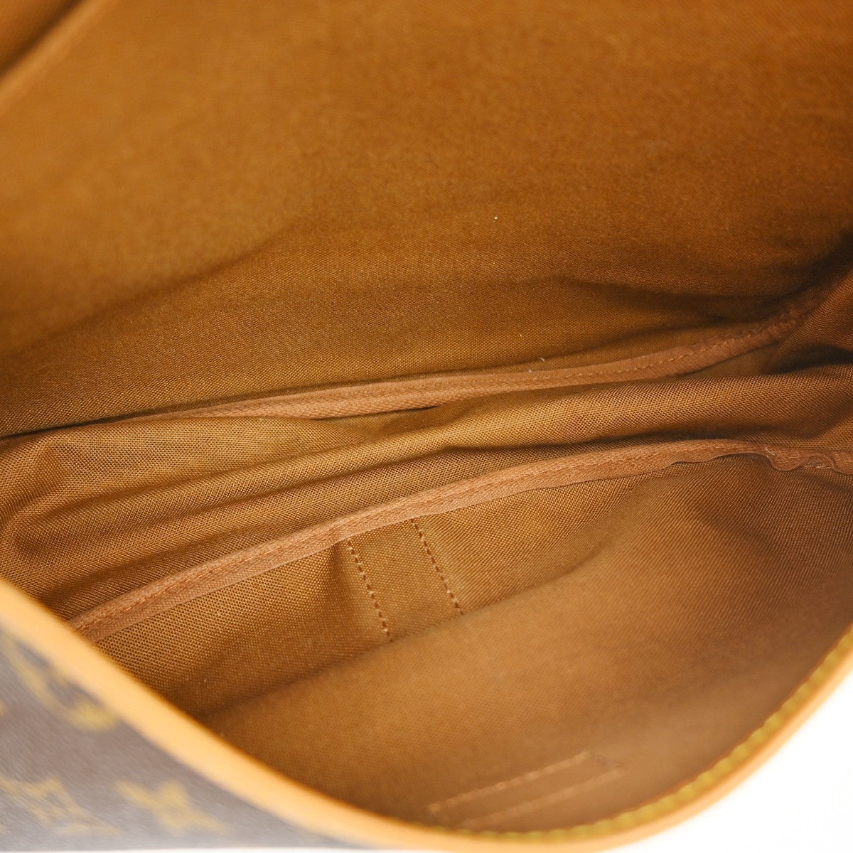 Louis Vuitton Louis Vuitton Saumur Handbag Monogram Canvas Brown Canvas Shoulder Bag Bag (Pre-Loved)