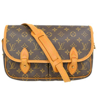 Louis Vuitton Louis Vuitton Sac Gibeciere Messenger Bag Monogram Canvas Brown Canvas Shoulder Bag Bag (Pre-Loved)