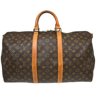 Louis Vuitton Louis Vuitton Keepall Bandouliere Bag Monogram Canvas Brown Canvas Travel Bag Bag (Pre-Loved)