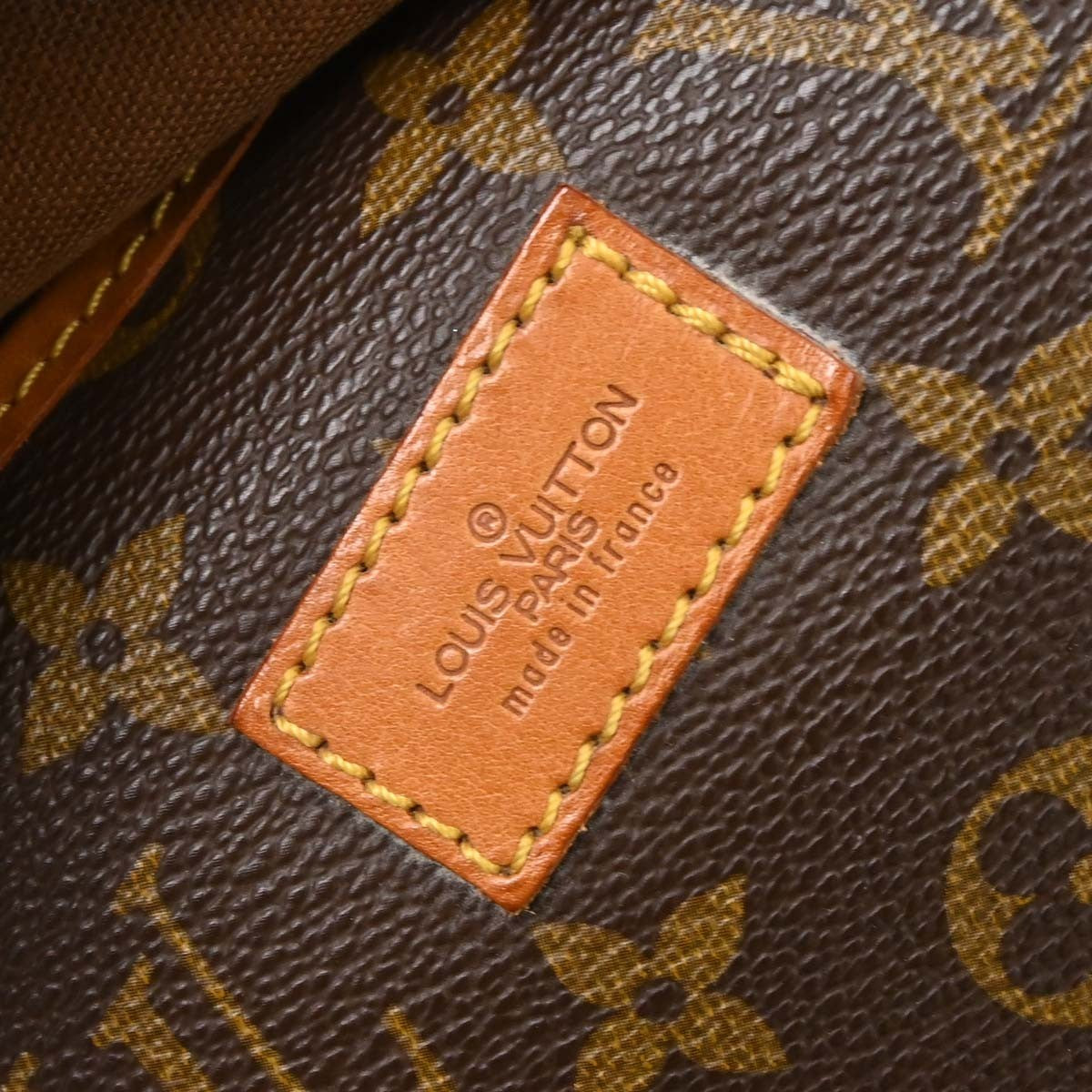 Louis Vuitton Saumur Handbag Monogram Canvas Brown Canvas Shoulder Bag Bag (Authentic Pre-Loved)