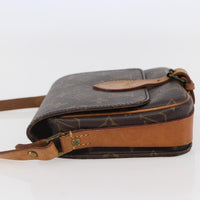 Louis Vuitton Cartouchiere Handbag Monogram Canvas Brown Canvas Shoulder Bag Bag (Authentic Pre-Loved)