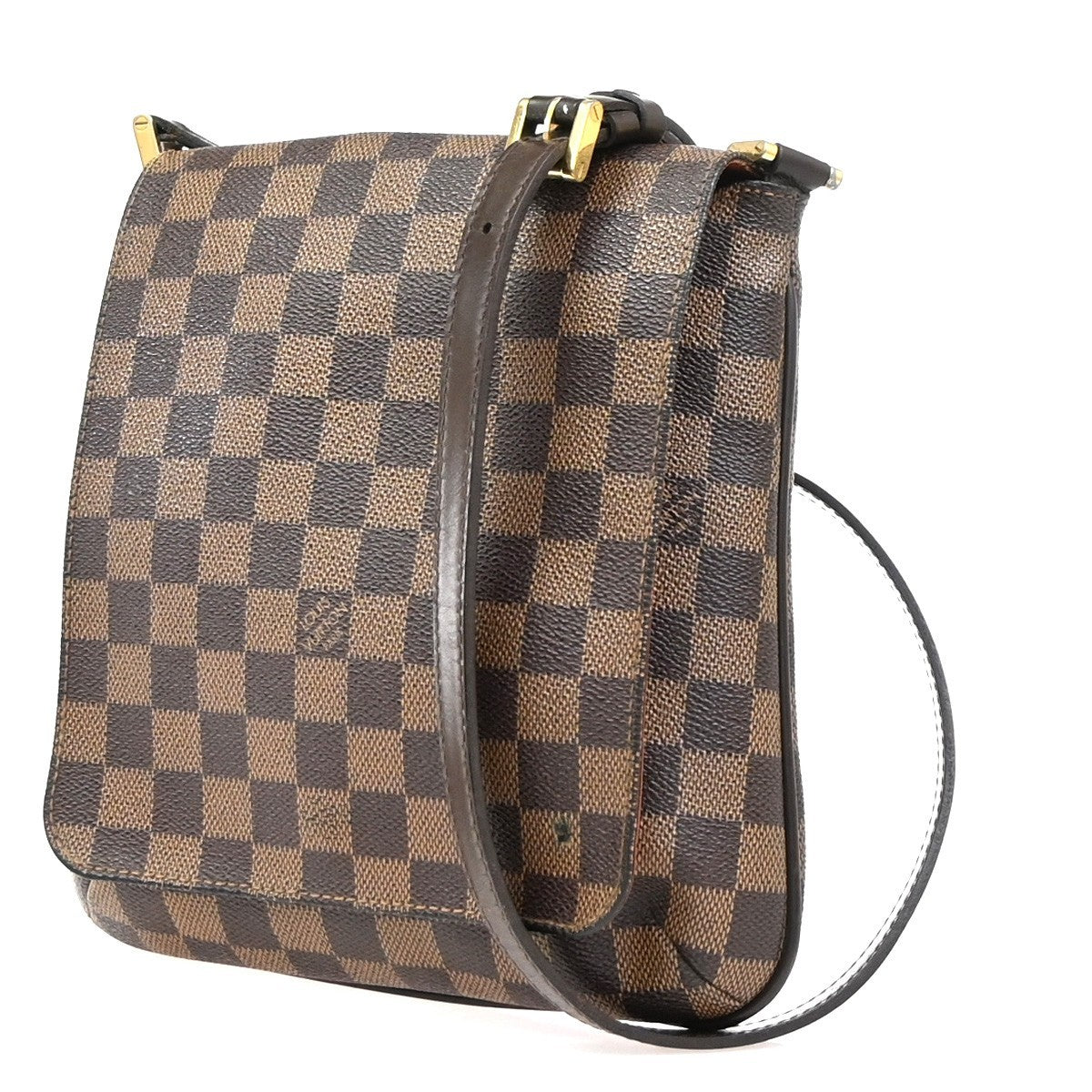 Louis Vuitton Musette Salsa Handbag Damier Canvas Brown Canvas Shoulder Bag Bag (Pre-Loved)