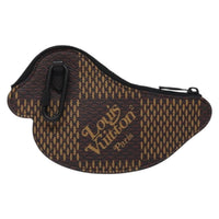 Louis Vuitton Nigo Duck Coin Holder Printed Leather And Limited Edition Giant Damier Black Canvas Wallets Accessory (Pre-Loved)
