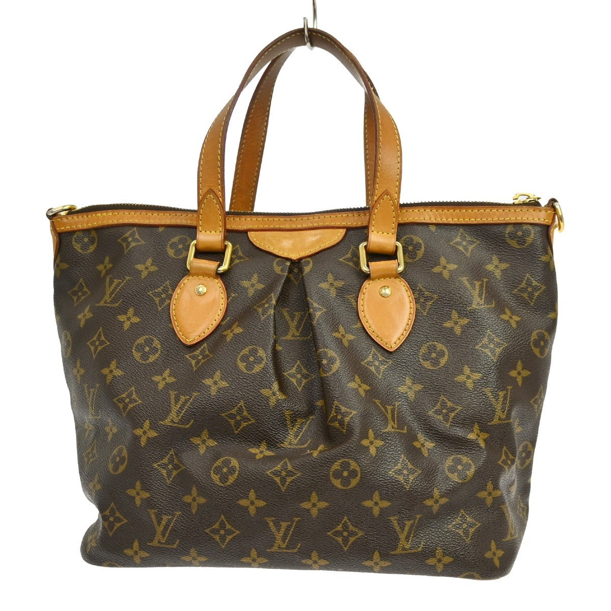 Louis Vuitton Louis Vuitton Palermo Handbag Monogram Canvas Brown Canvas Tote Bag Bag (Authentic Pre-Loved)