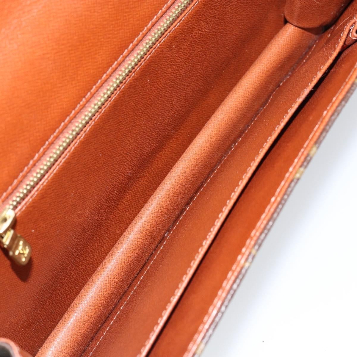 Louis Vuitton Dame Pochette Monogram Canvas Brown Canvas Clutche & Pouche Bag (Authentic Pre-Loved)