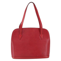 Louis Vuitton Lussac Handbag Epi Leather Red Leather Shoulder Bag Bag (Pre-Loved)