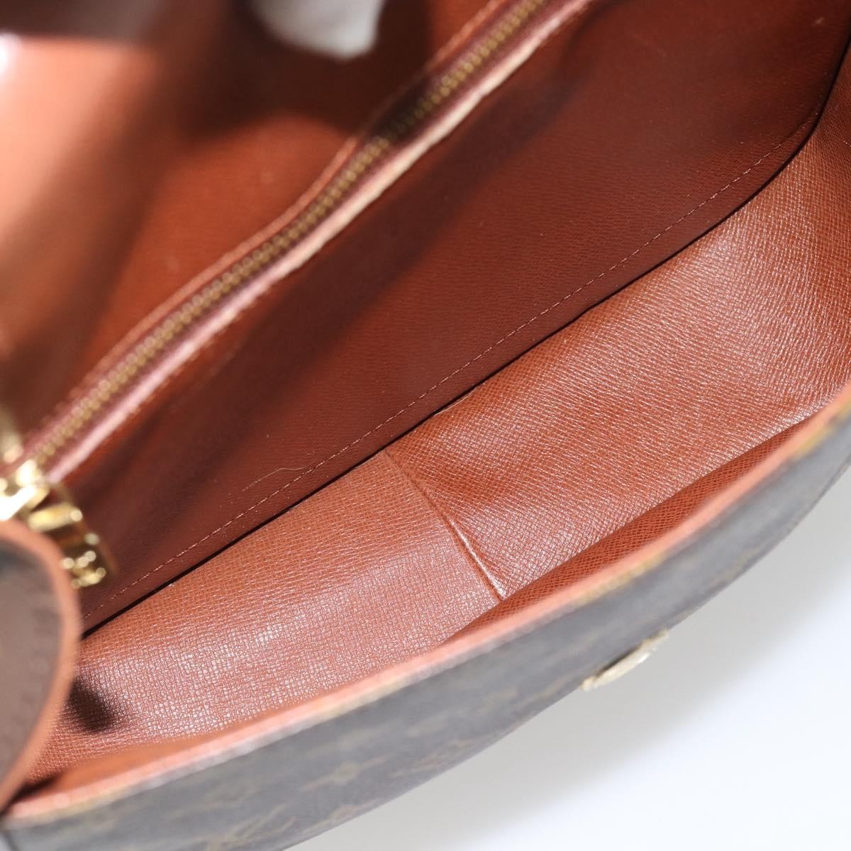 Louis Vuitton Saint Cloud Handbag Monogram Canvas Brown Canvas Shoulder Bag Bag (Authentic Pre-Loved)