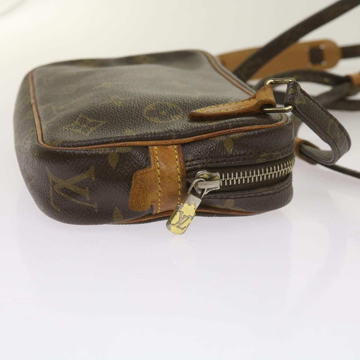 Louis Vuitton Pochette Marly Bandouliere Bag Monogram Canvas Brown Canvas Shoulder Bag Bag (Authentic Pre-Loved)