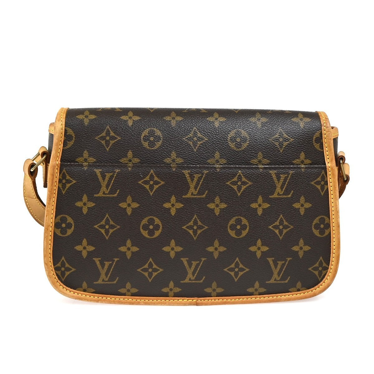 Louis Vuitton Sologne Handbag Monogram Canvas Brown Canvas Shoulder Bag Bag (Pre-Loved)
