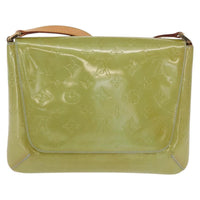 Louis Vuitton Thompson Street Handbag Monogram Vernis Green Patent_Leather Shoulder Bag Bag (Authentic Pre-Loved)