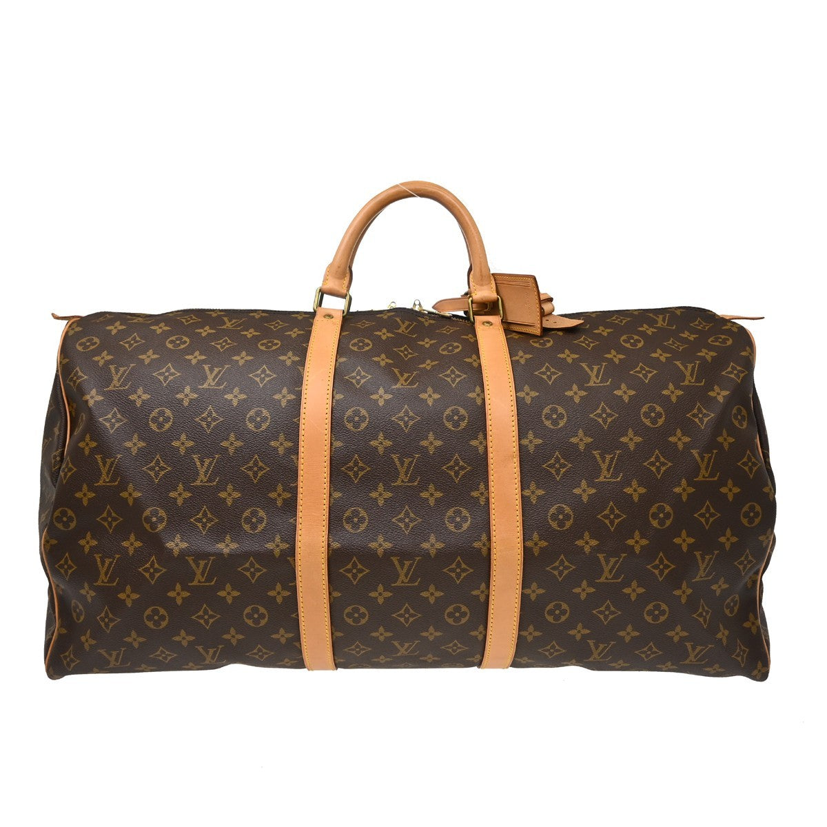 Louis Vuitton Louis Vuitton Keepall Bag Monogram Canvas Brown Canvas Travel Bag Bag (Pre-Loved)
