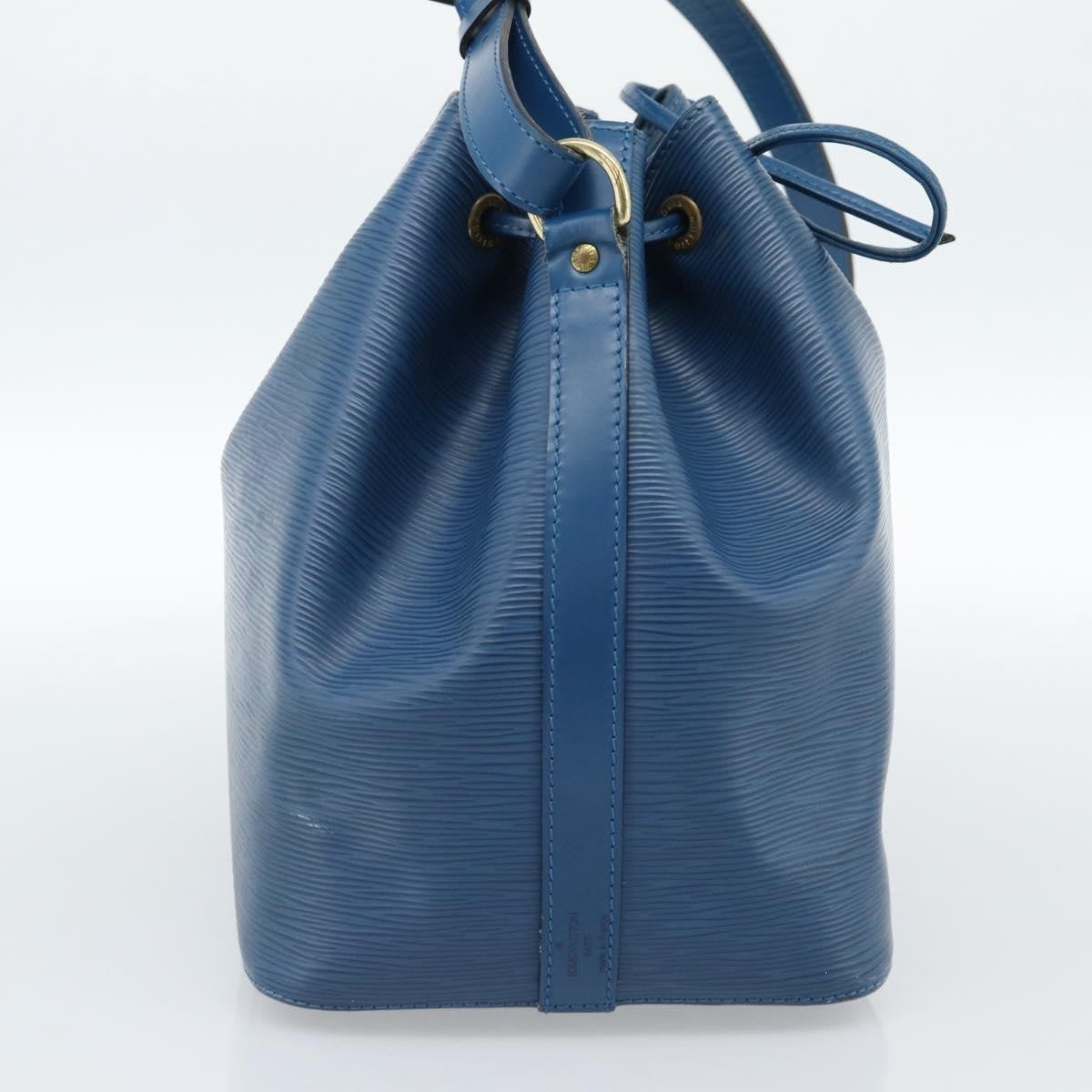 Louis Vuitton Noe Handbag Epi Leather Blue Leather Shoulder Bag Bag (Pre-Loved)