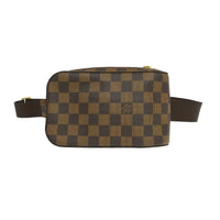 Louis Vuitton Geronimos Waist Bag Damier Brown Canvas Clutche & Pouche Bag (Authentic Pre-Loved)