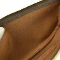 Louis Vuitton Mini Pochette Accessoires Canvas Brown Canvas Clutche & Pouche Bag (Authentic Pre-Loved)