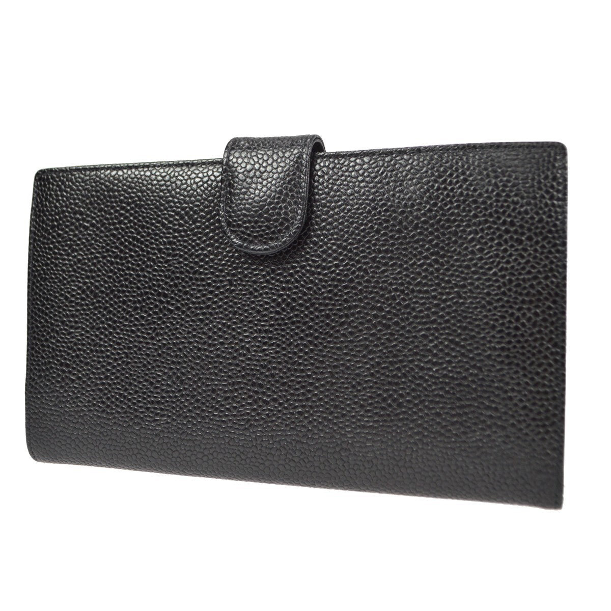 Chanel Timeless Cc French Wallet Caviar Black Leather Wallets Accessory (Authentic Pre-Loved)