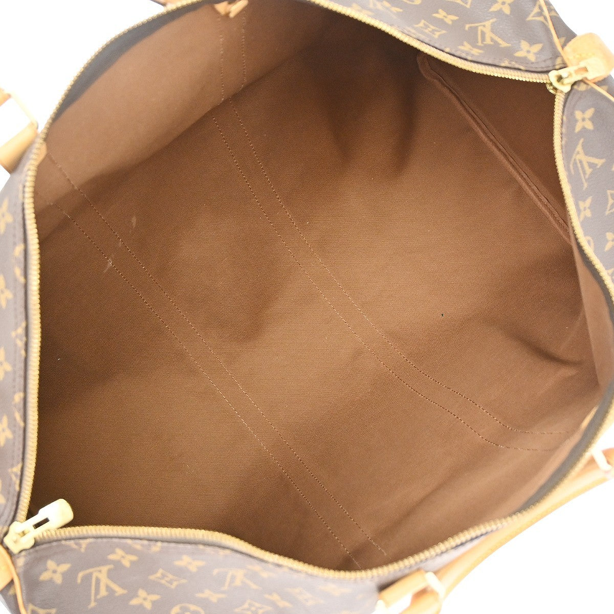 Louis Vuitton Louis Vuitton Keepall Bag Monogram Canvas Brown Canvas Travel Bag Bag (Pre-Loved)