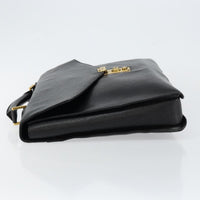 Chanel Chanel Vintage Lock Briefcase Caviar Black Leather Briefcase Bag (Authentic Pre-Loved)